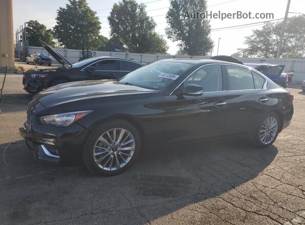 JN1EV7BP6MM707714 2021 INFINITI Q50 Black Rear left