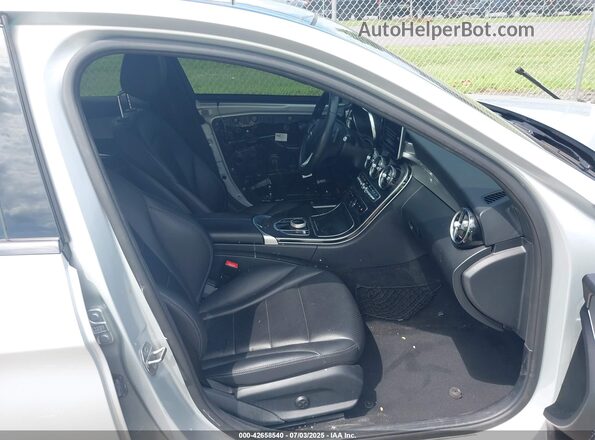 55SWF4KB2JU273845 2018 MERCEDES-BENZ C-CLASS Silver Սալոնի դիմացի տեսք