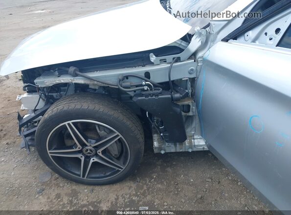 55SWF4KB2JU273845 2018 MERCEDES-BENZ C-CLASS Silver Դիմացի տեսք