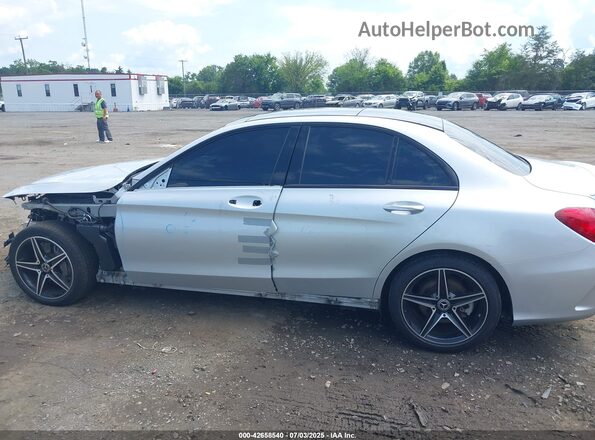 55SWF4KB2JU273845 2018 MERCEDES-BENZ C-CLASS Silver Սալոնի 360 աստիճան տեսք