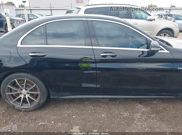 55SWF8GB4JU270073 2018 MERCEDES-BENZ AMG C 63 Black Rear interior view