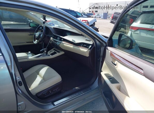 58ABK1GG0HU045802 2017 LEXUS ES Beige წინა სალონის ხედი