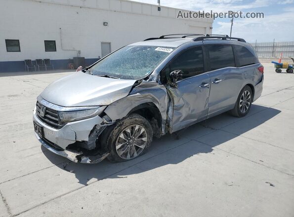 5FNRL6H63PB048629 2023 HONDA ODYSSEY Серебряный Передняя левая четверть