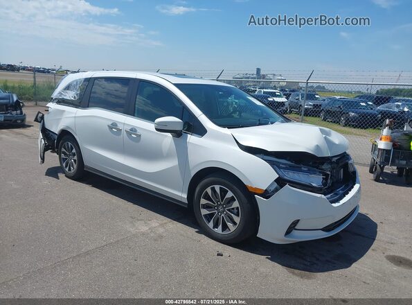 5FNRL6H68RB016472 2024 HONDA ODYSSEY Белый Передняя правая четверть