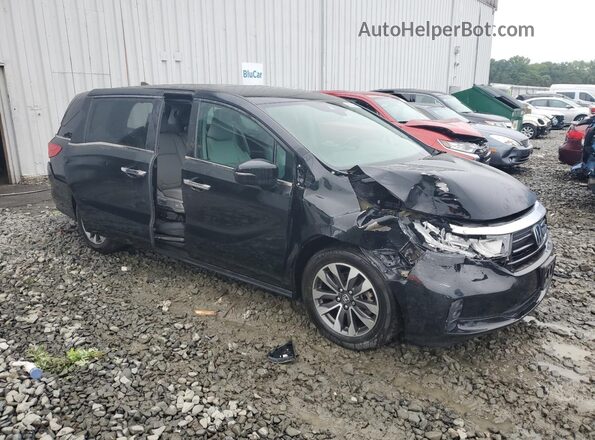5FNRL6H74MB001694 2021 HONDA ODYSSEY Black Przód prawy