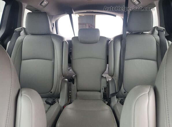 5FNRL6H74MB001694 2021 HONDA ODYSSEY Black Widok tylnych siedzeń