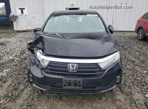 5FNRL6H74MB001694 2021 HONDA ODYSSEY Black Widok z przodu