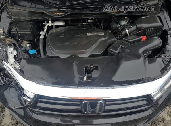 5FNRL6H74MB001694 2021 HONDA ODYSSEY Black Widok komory silnika