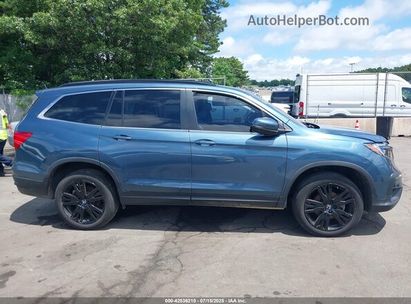 5FNYF6H25MB082972 2021 HONDA PILOT Blue Widok zestawu wskaźników