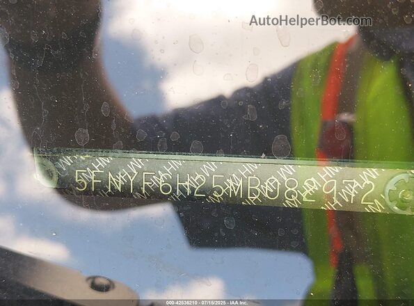 5FNYF6H25MB082972 2021 HONDA PILOT Blue 