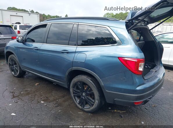 5FNYF6H25MB082972 2021 HONDA PILOT Blue Tył lewy