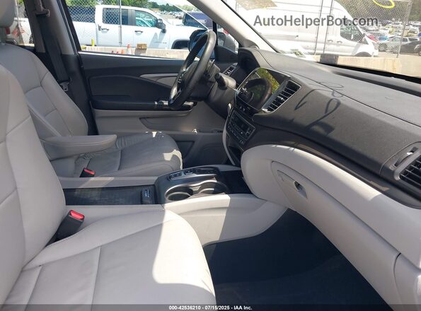 5FNYF6H25MB082972 2021 HONDA PILOT Blue Widok wnętrza z przodu