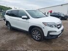2021 Honda Pilot Awd Ex-l White vin: 5FNYF6H56MB064149
