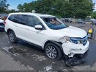 2021 Honda Pilot Awd Ex-l White vin: 5FNYF6H59MB102182