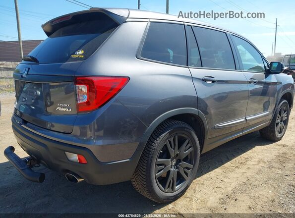 5FNYF8H24MB007787 2021 HONDA PASSPORT Gray Հետևի աջ