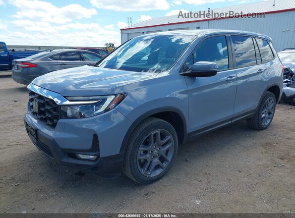 5FNYF8H53PB009724 2023 HONDA PASSPORT Gray Передня ліва чверть