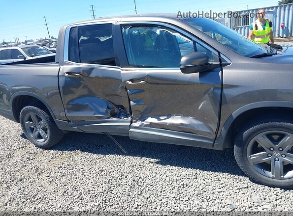 5FPYK3F57MB023405 2021 HONDA RIDGELINE Gray წინა ხედი