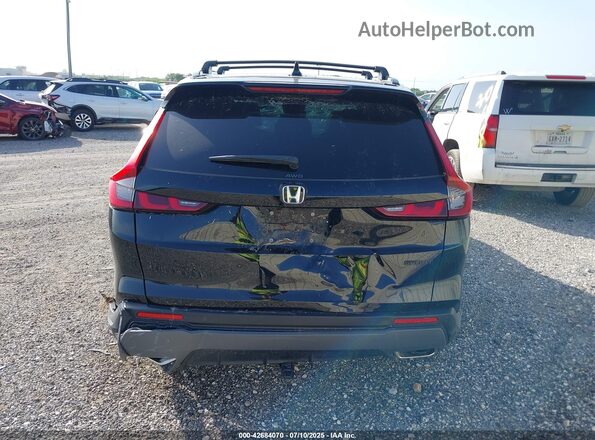 5J6RS6H99PL008348 2023 HONDA CR-V HYBRID Black Widok wnętrza z tyłu