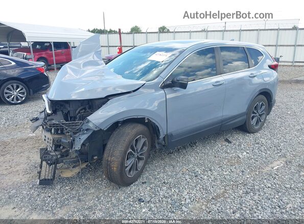 5J6RW1H56MA000445 2021 HONDA CR-V Blue Front left