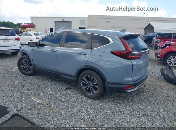5J6RW1H56MA000445 2021 HONDA CR-V Blue Rear left
