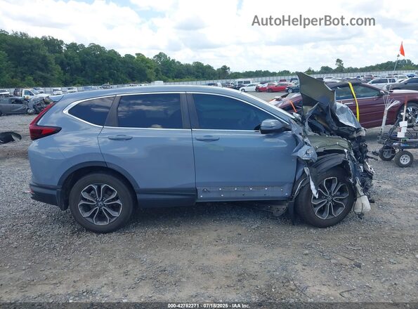 5J6RW1H56MA000445 2021 HONDA CR-V Blue 360 interior view