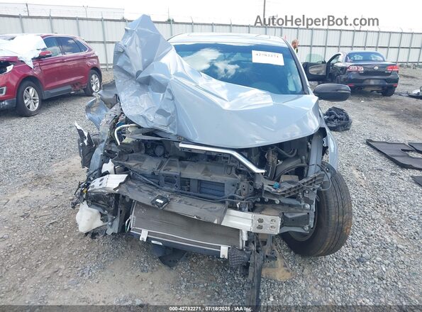 5J6RW1H56MA000445 2021 HONDA CR-V Blue Rear interior view