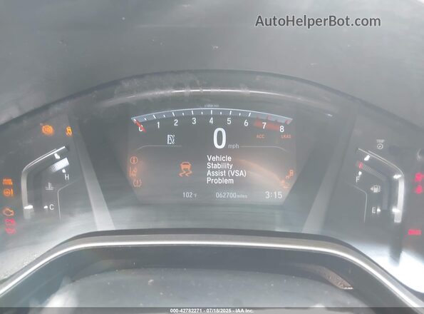 5J6RW1H56MA000445 2021 HONDA CR-V Blue Rear seats view