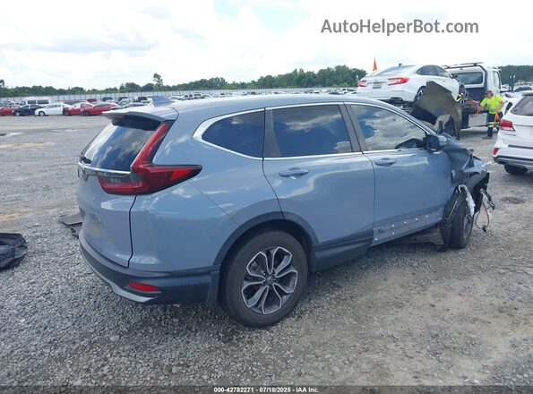 5J6RW1H56MA000445 2021 HONDA CR-V Blue Rear right