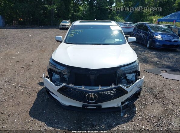 5J8TC2H62LL037497 2020 ACURA RDX White Vista del cuadro de instrumentos