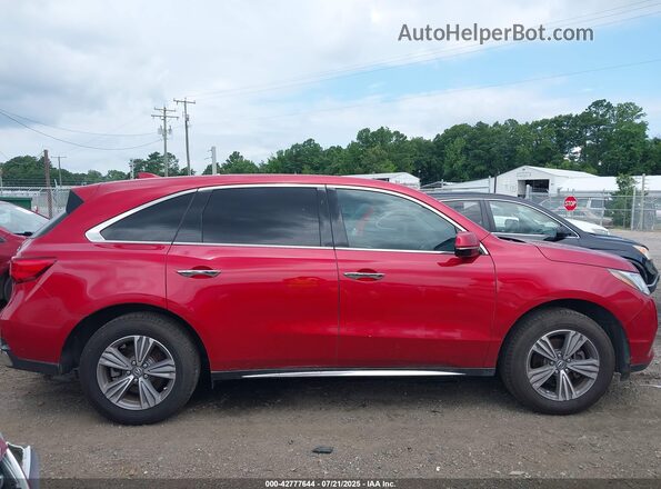 5J8YD3H30LL001886 2020 ACURA MDX Red Vista interior trasera