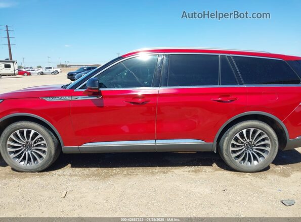 5LM5J7WCXLGL09704 2020 LINCOLN AVIATOR Red Widok wnętrza 360 stopni