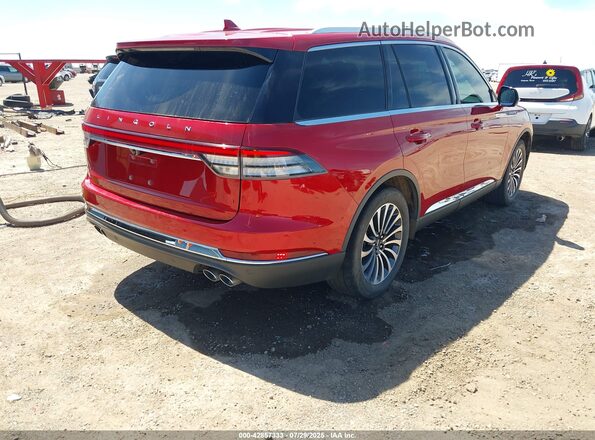 5LM5J7WCXLGL09704 2020 LINCOLN AVIATOR Red Tył prawy