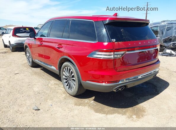 5LM5J7WCXLGL09704 2020 LINCOLN AVIATOR Red Tył lewy