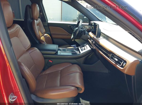 5LM5J7WCXLGL09704 2020 LINCOLN AVIATOR Red Widok wnętrza z przodu