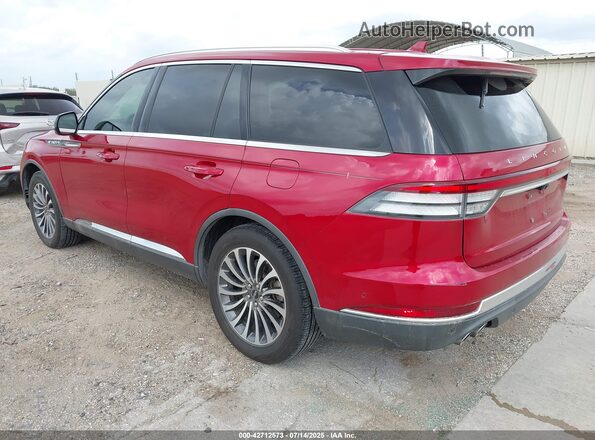 5LM5J7XC2LGL05998 2020 LINCOLN AVIATOR Red Tył lewy