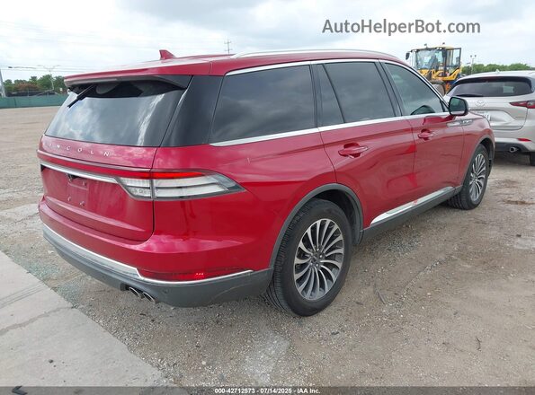 5LM5J7XC2LGL05998 2020 LINCOLN AVIATOR Red Tył prawy