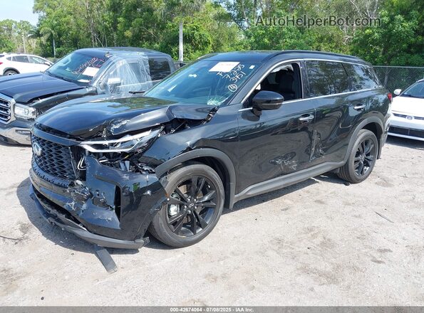 5N1AL1FR3SC353451 2025 INFINITI QX60 Черный Передняя левая четверть