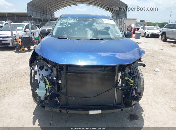 5N1BT3AA0PC840034 2023 NISSAN ROGUE Blue Widok wnętrza z tyłu