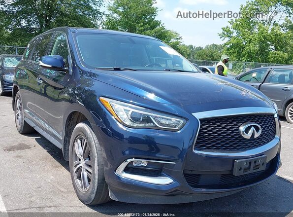 5N1DL0MM8JC511506 2018 INFINITI QX60 Dark Blue Передняя правая четверть