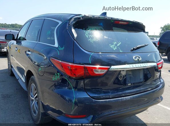 5N1DL0MM8JC511506 2018 INFINITI QX60 Dark Blue Задняя левая четверть