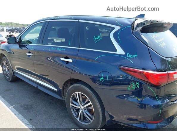 5N1DL0MM8JC511506 2018 INFINITI QX60 Dark Blue Вид задней части салона