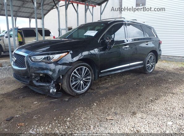 5N1DL0MM8LC546145 2020 INFINITI QX60 Black Передня ліва чверть