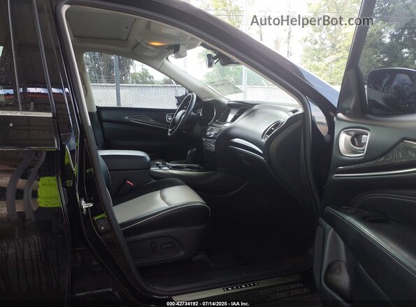 5N1DL0MM8LC546145 2020 INFINITI QX60 Black Вид салону спереду