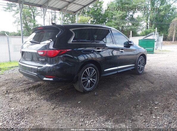 5N1DL0MM8LC546145 2020 INFINITI QX60 Black Задня права чверть