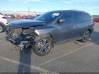 2017 Nissan Pathfinder Platinum Серый vin: 5N1DR2MM2HC913364