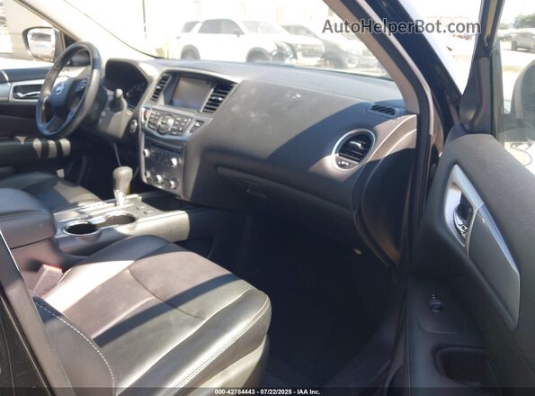 5N1DR2MN1KC596693 2019 NISSAN PATHFINDER Black Widok wnętrza z przodu