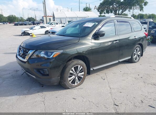 5N1DR2MN3HC615611 2017 NISSAN PATHFINDER Gray წინა მარცხენა ხედი სამი მეოთხედიდან