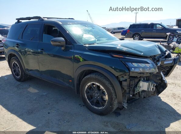 5N1DR3BD6RC297095 2024 NISSAN PATHFINDER Зеленый Передняя правая четверть