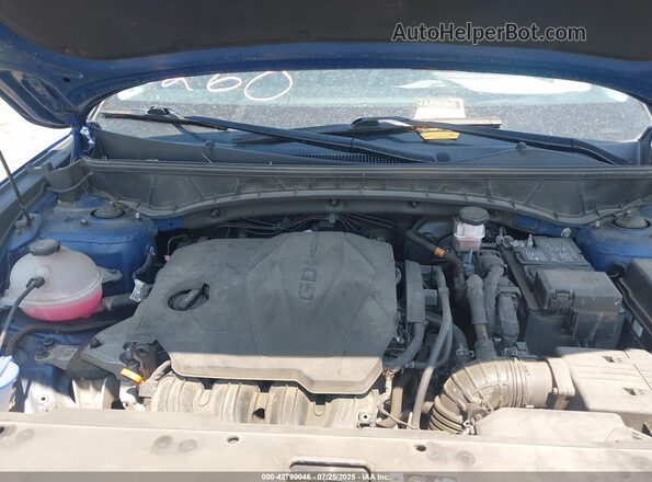 5NMJACAEXNH044107 2022 HYUNDAI TUCSON Синий Вид сзади