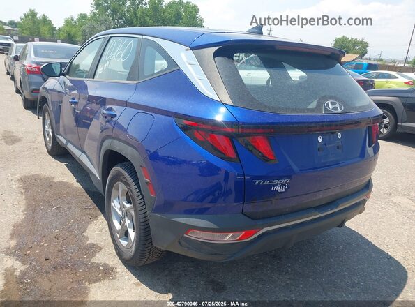 5NMJACAEXNH044107 2022 HYUNDAI TUCSON Синий Задняя левая четверть